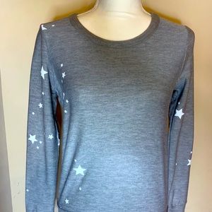 CHASER brand Soft fleece STAR Sweatshirt Sz XS